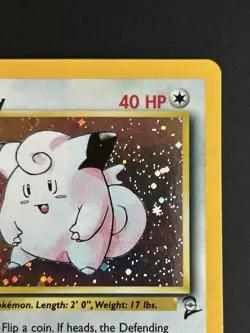 Pokemon TCG Clefairy 6/130 Base Set 2 Holo NM - Image 5