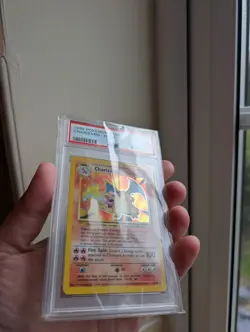 Pokemon base set charizard holo Near mint PSA Grade 7 - Image 2