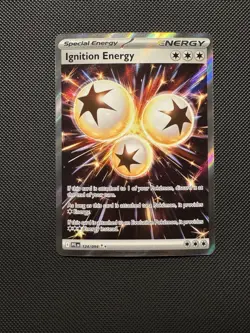Pokemon TCG Ignition Energy 124/094 Me02: Phantasmal Flames Ultra Rare Near Mint - Image 1