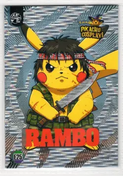 POKEMON PIKACHU COSPLAY! * RAMBO * E25 * BOX HIT* - Image 1