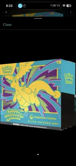 Pokemon Ascended Heroes Pokemon Center PC ETB! New & Sealed - Image 1