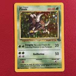 Pokemon Vintage Holo Pinsir 9/64 Jungle WotC 1999 - Image 1