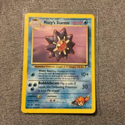 2000 Pokemon Misty's Starmie Gym Heroes Set Unlimited 56/132 WOTC - Image 1