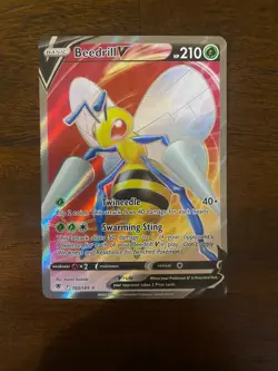 Pokemon TCG Beedrill V 160/189 Astral Radiance Near Mint NM - Image 1