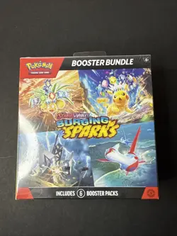 Pokemon TCG Surging Sparks Booster Bundle (6 Packs) Factory Sealed! - Image 1