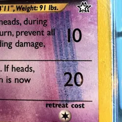 Ink Obstruction ERROR CGC 5.5 Girafarig 2000 Pokemon Neo Genesis 58/111 Misprint - Image 3