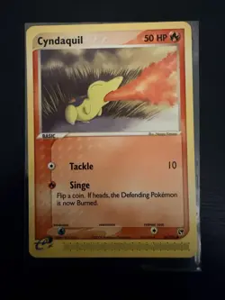 The Pokemon Company Cyndaquil 59/100 Sandstorm 50 HP Common psa 7-8 - Image 1