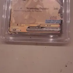 Pokemon Toxtricity ex Promo 215 CGC 10 SVP Black Star Contest Winner - Image 3
