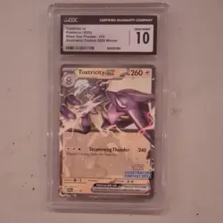 Pokemon Toxtricity ex Promo 215 CGC 10 SVP Black Star Contest Winner - Image 5