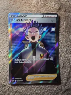 Boss's Orders SWSH251 Full Art Promo Cyrus Premium Tournament Collection - Image 1