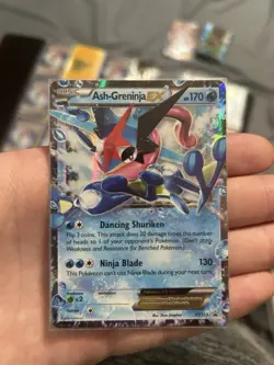 Ash-Greninja EX XY133 XY Promo Holo Basic 170 HP Ninja Blade 130 Pokemon TCG - Image 1