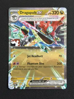 Pokemon Dragapult 130/167 Play! Stamp Prize Pack Cosmos Holo TWM NM - Image 1