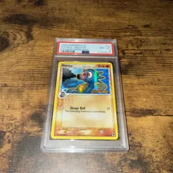 Pokemon EX Dragon Frontiers Horsea 50/101 Reverse Holo - PSA 8 NM-MT! STAMPED! - Image 1