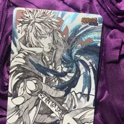 Minato Namikaze NARUTO Crystal Anime Waifu ACG Girl Holo Card - Image 2