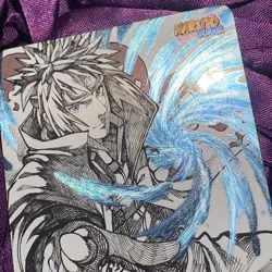 Minato Namikaze NARUTO Crystal Anime Waifu ACG Girl Holo Card - Image 5