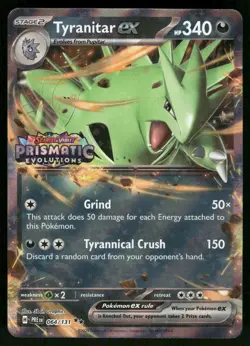 Tyranitar ex (Prismatic Evolutions Stamp) Double Rare Miscellaneous Cards & Prod - Image 1