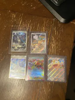 Pokemon TCG Foil 5-Card Lot Meowth Zekrom Starmie EX Glass Trumpet - Image 3