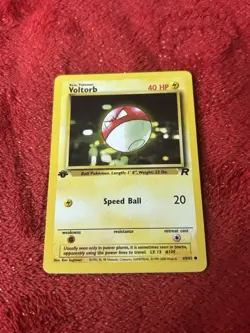 Voltorb 69/82 Team Rocket 1st Edition Wotc Pokemon Card Nm- - Image 1