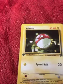 Voltorb 69/82 Team Rocket 1st Edition Wotc Pokemon Card Nm- - Image 2