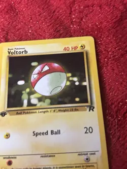 Voltorb 69/82 Team Rocket 1st Edition Wotc Pokemon Card Nm- - Image 3