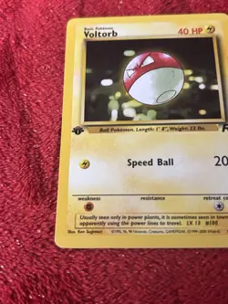 Voltorb 69/82 Team Rocket 1st Edition Wotc Pokemon Card Nm- - Image 4