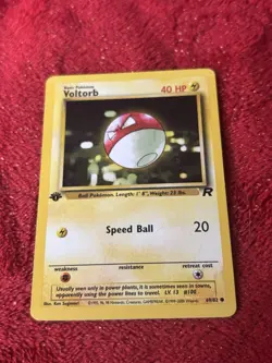 Voltorb 69/82 Team Rocket 1st Edition Wotc Pokemon Card Nm- - Image 5