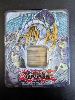 Yugioh Job Lot Collection Old And Modern Cards In Rainbow Dragon Tin Yu-gi-oh - Image 1