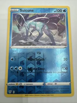 Suicune 037/189 Swsh03: Darkness Ablaze Reverse Holo Pokemon Card - Image 1