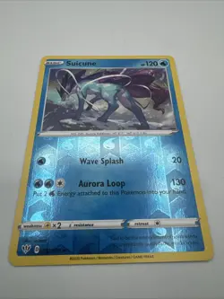 Suicune 037/189 Swsh03: Darkness Ablaze Reverse Holo Pokemon Card - Image 2