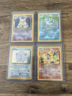 Pokemon TCG Full Complete Base Set Unlimited 102/102 Card Collection - Image 1