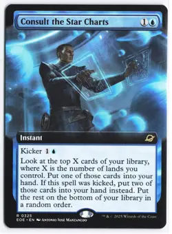 Consult the Star Charts MTG Edge of Eternities Extended Art Rare NM - Image 1