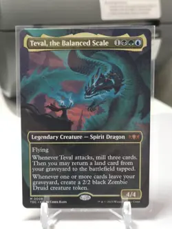 Teval, the Balanced Scale (Borderless) Commander: Tarkir: Dragonstorm Regular - Image 1