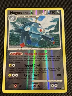 Pokemon TCG Diamond & Pearl Storm Front Magnezone 5/100 Reverse Holo Rare LP - Image 1