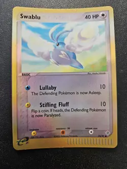 Pokemon EX Dragon Swablu Reverse Holo 75/97 EXCELLENT - Image 1