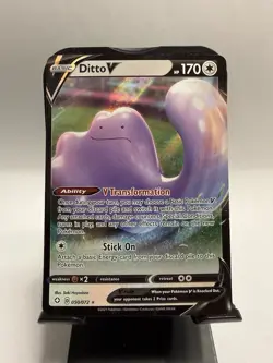 Ditto V Shining Fates 050/072 Holo Ultra Rare Pokemon TCG NM - Image 1