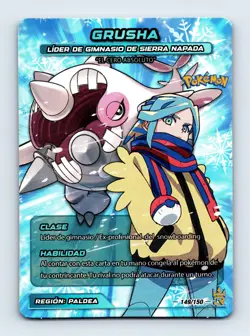 Grusha 149/150 Non Holo 2024 Region Paldea Peru Pokemon Card NM - Image 1