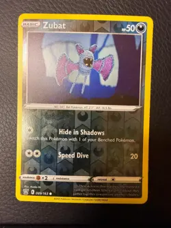 NM/M Reverse Holo Battle Styles Zubat 089/163 Common Pokemon - Image 1