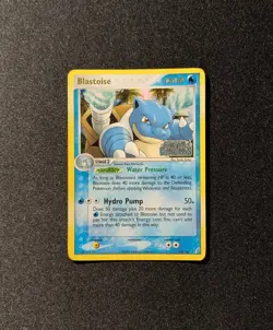 Pokemon EX CRYSTAL GUARDIANS - #14/100 Blastoise - Reverse Holo - ENG - LP - Image 3