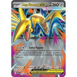 Pokemon TCG Mega Skarmory ex 55/88 | Perfect Order | Double Rare Holo | NM/M - Image 1