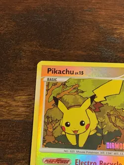 Pokemon Pikachu Stamp Promo 94/123 MT Mysterious Treasures LP - Image 2