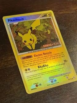 Pokemon Pikachu Stamp Promo 94/123 MT Mysterious Treasures LP1 - Image 5