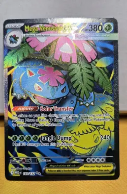 Pokemon TCG Mega Evolution Mega Venusaur ex #155/132 Full Art Ultra Rare NM - Image 1