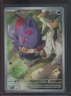 Pokemon TCG N's Zorua 189 Journey Together Promo NM - Image 1