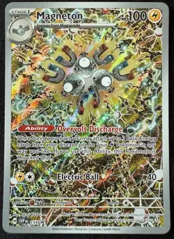 Pokemon Card TCG Magneton SVP 159 Black Star Promo #15 Surging Sparks - NM+ - Image 1