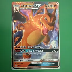 2019 Pokemon Charizard GX SM211 Black Star Promo Full Art Holo Hidden Fates - Image 1