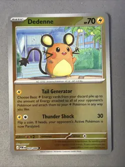 Pokemon TCG * Dedenne 29/088 REVERSE HOLO * Mega Evolution Perfect Order NM - Image 1