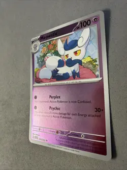 Pokemon TCG * Meowstic 34/088 REVERSE HOLO * Mega Evolution Perfect Order NM - Image 2