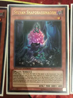 YuGiOh : Sylvan Snapdrassinagon - PRIO-ENDE1 - Ultra Rare limited edition X3 - Image 2