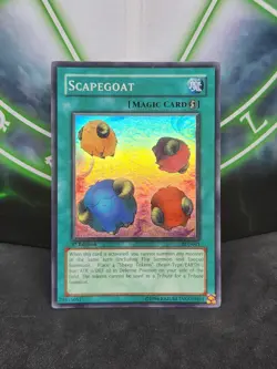 Yugioh Scapegoat SDJ-041 Super Rare 1st Edition NM - Image 1