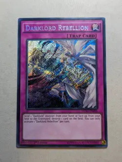YuGiOh Darklord Rebellion Secret Rare 1st Edition DESO-EN036 - NM - Image 1